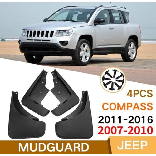 For JEEP Compass 2007-2016 2010 2015 2014 2013 2012 Mud Flaps Mudflaps Splash Guards Front Rear Mudguards Fender Accessories