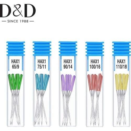 30Pcs Sewing Machine Needles Universal Regular Point Machine Needles for Home Sewing Machine 9# 11# 14# 16# 18# Sewing Tools