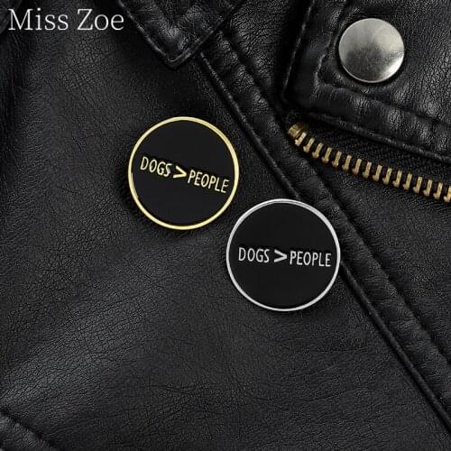 Custom Puppy Enamel Lapel Pin Badges Dogs More Than People Brooches Animal Pet Jewelry For Women Men Gift 2021 Wholesale