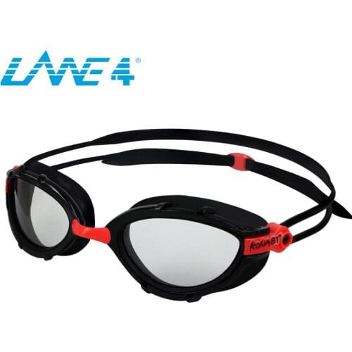 LANE4 Swimming Goggles ,Triathlon ,Photochromic Curved Lenses, Anti-fog ,UV Protection, for Adults Women Men #91235 Eyewear