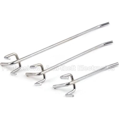Pegboard display hook metal chrome plated 5.5mm diameter hole to hole distance 25mm 100pcs