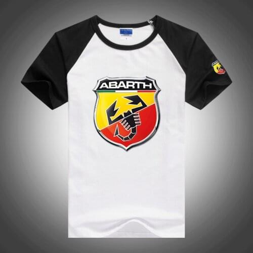 2021 Summer Mens Abarth printing Fashion Aound Neck Comfortable Harajuku Slim Fit Casual Tops Sweatshirts Male T-shirt Tee
