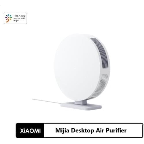 Xiaomi Mijia Desktop Air Purifier Personal Air Purifier Antibacterial Purifiers Filtration with Mi Home App for Office