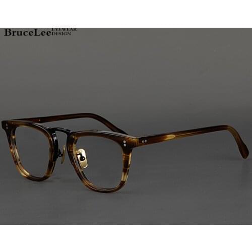 Glasses frame men brand design Retro acetate eyeglasses women square optical myopia glasses frame 2020 Anti-blue light eyewear