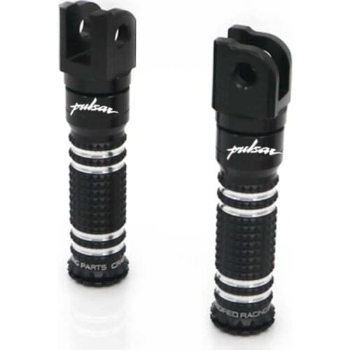 Front 2020 Footrest Foot Pegs For Bajaj Pulsar 200NS 200RS 200AS Rest Adapter Motorcycle Rider 2019 2018