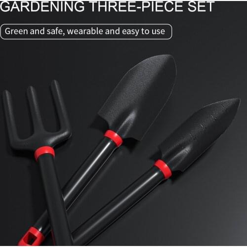3pcs/set Handy Garden Tool Set 45 Carbon Steel Handle Wholesale Garden Tools Farm Digging Tools Kit for Garden Spade Shovel Fork