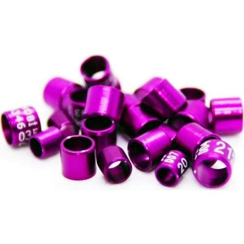 Leaf Charm Bracelet Budgie 50 Pcs Purple Shiny Metal 1. Quality Aluminum Light Material Special Rounded