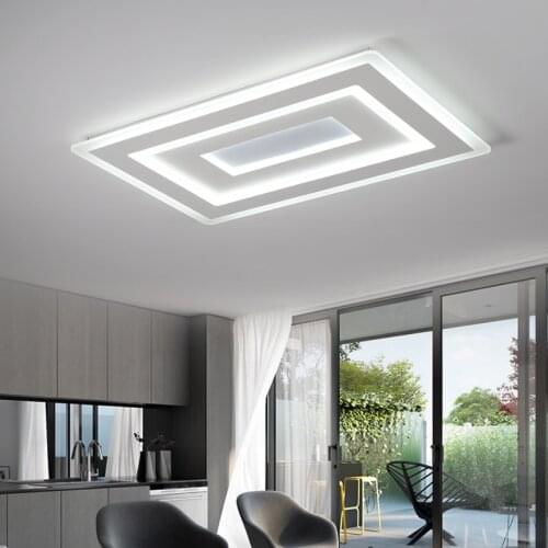 Modern LED Ceiling lights Acrylic Kitchen Indoor Lighting Ceiling lamp For Dining Room Living Room Lamp De Techo Luminaire
