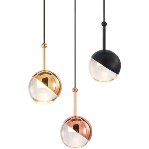 Seeddesign DORA Glass Pendant Lights Nordic LED Hanging Lamp for Dining Room Modern Luminaire Home Loft Industrial Decor E27