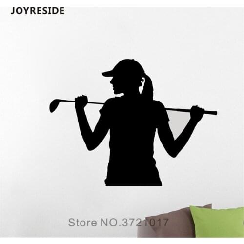 JOYRESIDE Golf Sticker Sport Decals Vinyl Gym Girl Teen Room Living room Interior Playroom Bedroom Home Design Art Mural A1350