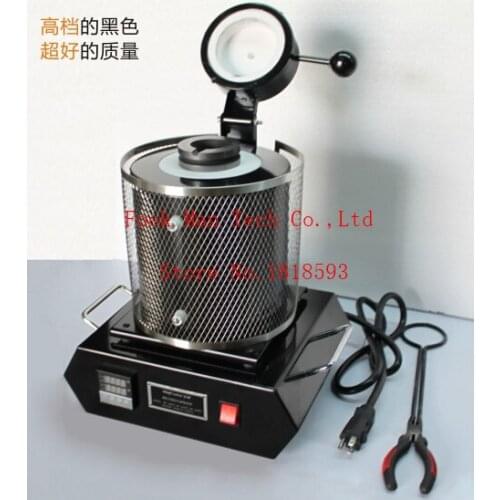 High Quality 220V 3kg Gold Melting Furnace jewelry diy making Machine with 1 Tong 1 Crucible