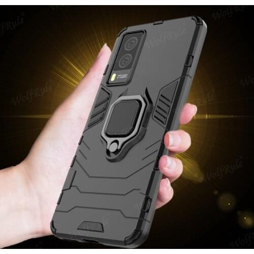 Hard Armor Magnetic Phone Case For Vivo V21E 5G Case For Vivo V21E 5G Cover Bumper Shockproof Full Cover For Vivo V21E 5G Fundas