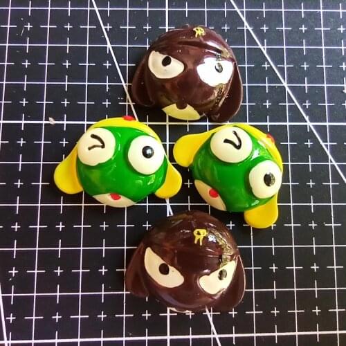 1pcs/lot resin flat back Halloween headscarf rabbit cartoon animal mix Cabochons Hair Bow Center DIY Christmas decration C114-6