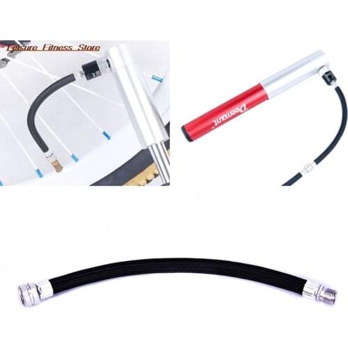 1PC Portable Bike Pumping Service Parts Longer Rubber Bicycle Pump Extension Hose Tube Pipe Cord for Schraeder Valve