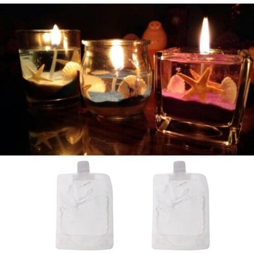 100g/Each Pack, CLEAR JELLY WAX, HIGHLY TRANSPARENT CANDLE WAX FOR DIY CRAFTS, 200g