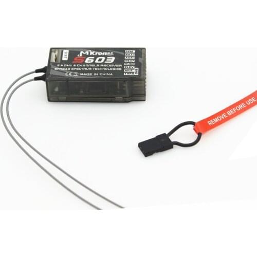 2.4GHz S603 Digital Spread Modulation 6CH S603 Receiver For DX6i JR DX7 JR RC Helicopter Plane Wholesale Dropship