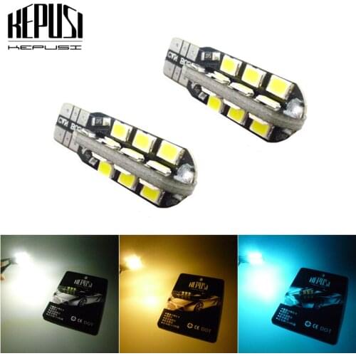 2x white blue T10 W5W 921 canbus Car Led Light 2835 Chip Clearance Number Backup Reverse Interior Lamp Bulb 12V car styling