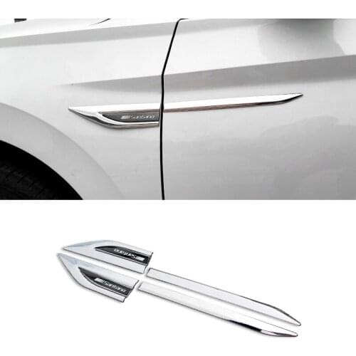 Car Emblem Badge Decal Sticker Logo Fender Side Metal For Volkswagen Santana