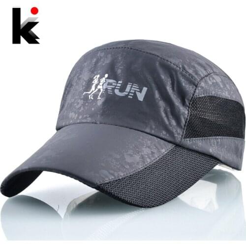 Quick-Dry Baseball Cap Women Men Summer Sport Running Breathable Snapback Hat Couples Outdoor Anti-UV Visor Cap Casual Golf Bone