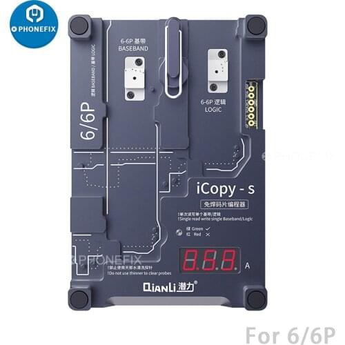 Qianli iCopy-S Double-Sided Logic Baseband EEPROM Chip Non-removal for iPhone 6 6P 6SP 7/7P 8/8P X XR/XS same as JC BLE modle