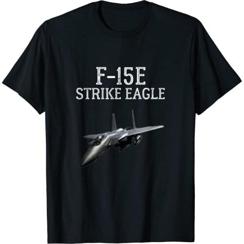 F-15E Strike Eagle Air-to-Ground Attack FIghter Bomber Gift T-Shirt. Summer Cotton O-Neck Short Sleeve Mens T Shirt New S-3XL
