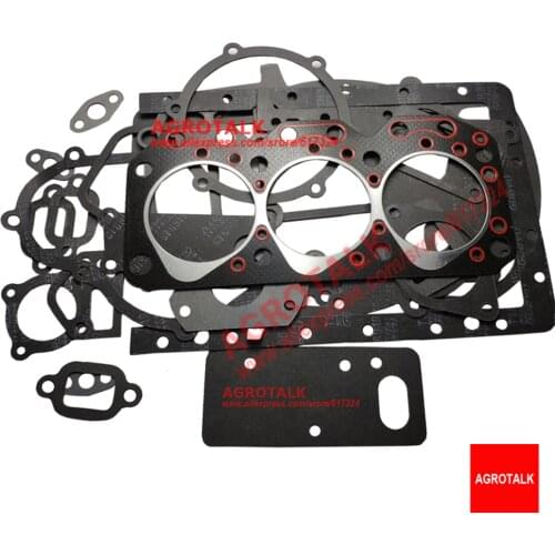 Set of gaskets kit with cylinder head gasket for Yangdong Y385T for tractor like Jinma JM254 tractor