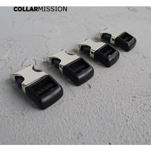 50pcs/lot Contoured plastic buckles durable hardware for 20mm paracord security lock DIY puppy cat dog collar accessory CK20YH