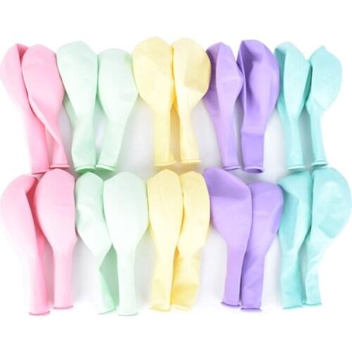 Matte Candy Balloons Macarons Pastel Baby 1st Birthday Party Wedding Bridal Shower Round Helium Air Baloons