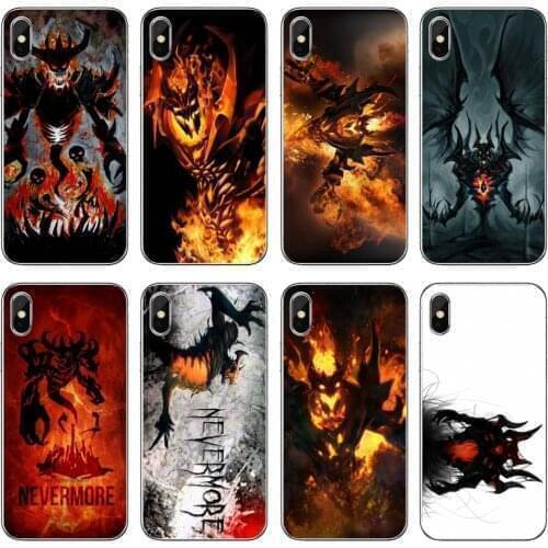 Nevermore-dota-2-Hero-Shadow-Fiend For iPod Touch iPhone 10 11 12 Pro 4S 5S SE 5C 6 6S 7 8 X XR XS Plus Max 2020 Soft Cases