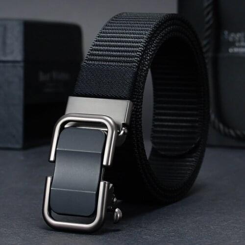 Fashion Mens Designer Nylon Belt Male Tactical Military Canvas Adjust Belts Outdoor Sport Strap ceinture homme