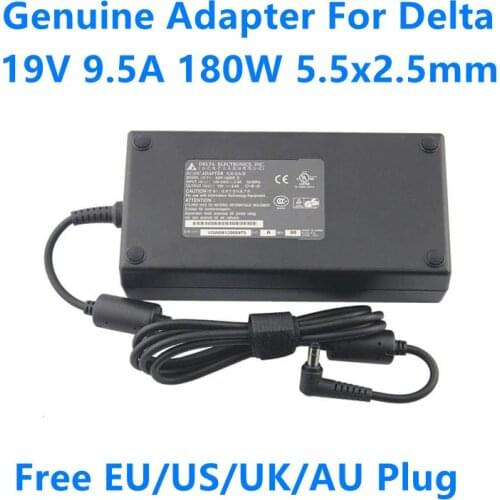 Genuine 19V 9.5A 180W DELTA ADP-180EB D ADP-180HB D AC Adapter For MSI GT60 GT70 16F2 For ASUS G750JW G70SG G75VX Laptop Charger