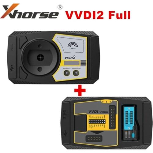 Original Xhorse VVDI2 Commander Key Programmer Full Version for Audi/BMW/Porsche/PSA Plus Xhorse VVDI PROG Programmer