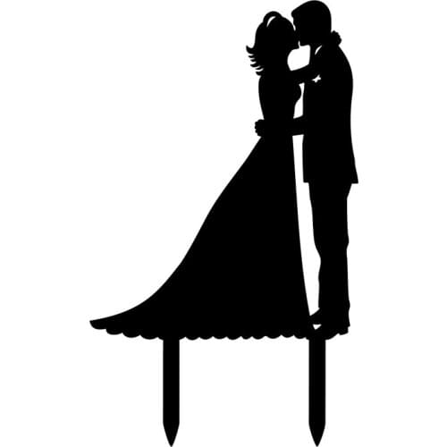 Multi Colors Sweety Bride Groom Mr & Mrs Acrylic Cake Flags Cake Topper For Wedding Anniversary Party Cake Decoration Hot Sale