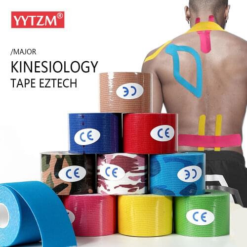 Football Kinesiology Duct Tape Muscle Bandage Sports Cotton Elasticity Continues to Relieve Injury Duct Tape Knee Muscle Pain