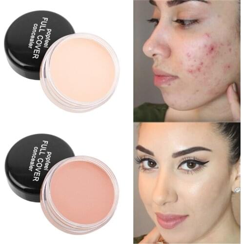 Face Concealer Cream Full Cover Blemish Hide Dark Spot Eye Lip Contour Color Correction Liquid Foundation Concealer Cream T0760