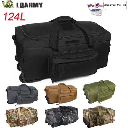 Top Quality Outdoor Camping Travel Bag Large Trolley Case Waterproof Nylon Practical Travel Handbag Storage Military Bag