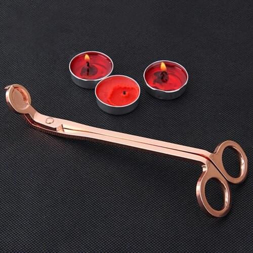 1pcs European style 18CM Stainless Steel Candle Wic Trimmer Oil Lamp Trim scissor Cutter Snuffer Tool Hook Clipper Dropshiping