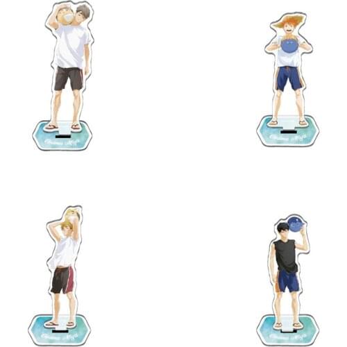 1 Pcs Cartoon Anime Haikyuu!! Acrylic Stand Hinata Shoyo Kageyama Tsukishima Sugawara Model Plate Desk Decor Action Figure Toys
