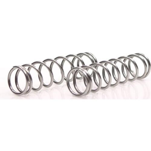 1pcs 2.5mm Wire diameter Compression springs Stainless steel Y-type Pressure spring 16mm-30mm Outside diameter 300mm Length