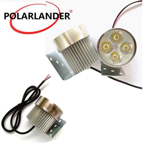 1 pc motorcycle LED light super bright motorcycle LED headlight lamp 18W 4 beads external motorcycle light