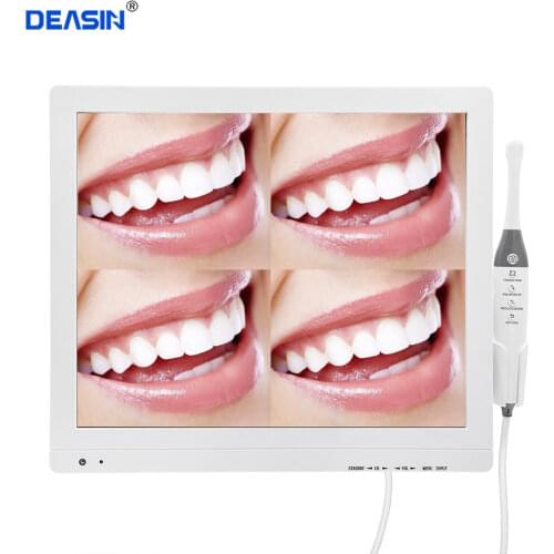 Dental Intra Oral Camera with 17 Inch LCD Monitor and WIFI HD-D Togeter with holder