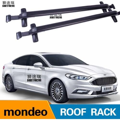 2Pcs Roof bars For FORD mondeo 2007+ 2015 2019 Aluminum Alloy Side Bars Cross Rails Roof Rack Luggage