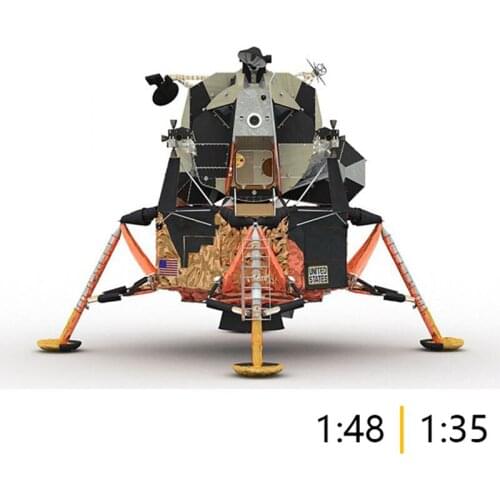 3D Paper Model Apollo Moon Landing Warehouse DIY Handmade Spaceship Model Educational Toys