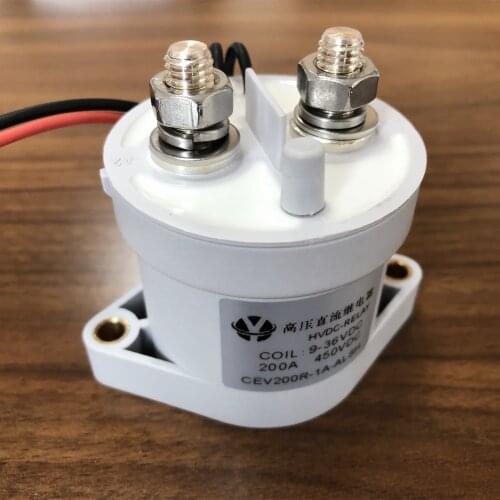 CEV200A Vacuum HVDC Relay Contactor Battery Charging and Discharging Can Reach 1000A