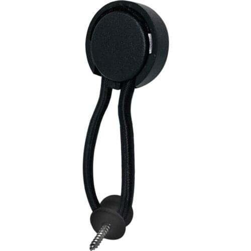 190mm Black Elastic Shock Cord Rope Hook for Kayak Canoe Boat