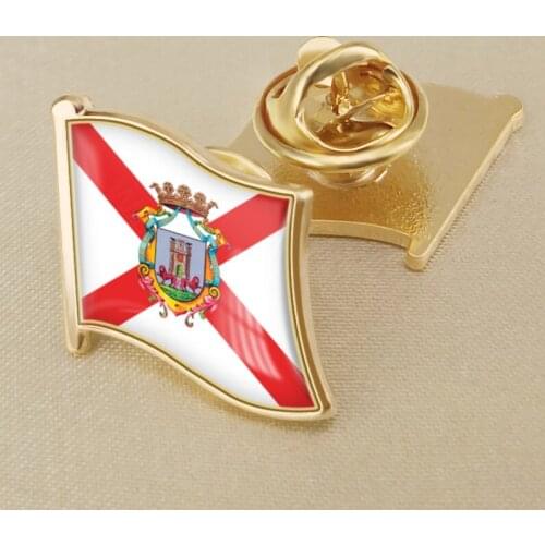 Coat of Arms of VITORIA-GASTEIZ of Spain Flag Lapel Pins/Broochs/Badges