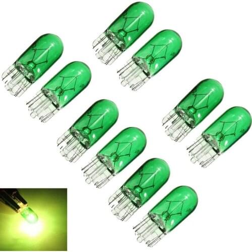 Car Width Indicator Light T10 Insert Bulb 12V Width Car Plated Blue Indicator Green Bulb Light Amber K7J9