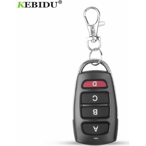 KEBIDU Controller Wireless Clone Switch Cloning Copy 433 MHZ Gate Garage Door Control Duplicator Portal Remote Control