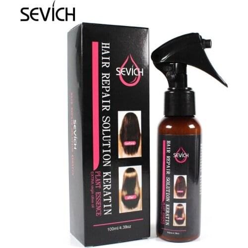 Sevich 100ml Hair Repair Keratin Spray Hair Care Products Natural Plants Extracts Smoothing Hair Spray to Repair Dyeing