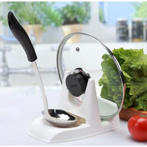 Spoon Pot Lid Shelf Cooking Storage Kitchen Decor Tool Stand Holder Pot Lid Holder Rack New kuchnia cucina